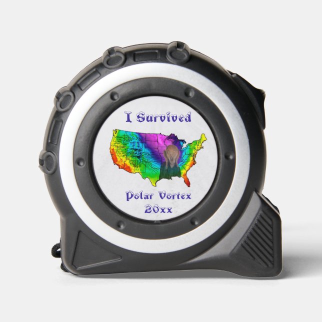 Ich überlebte Polar Vortex 20xx Maßband (Vorderseite)