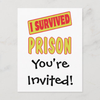 ICH ÜBERLEBTE PRISON EINLADUNG