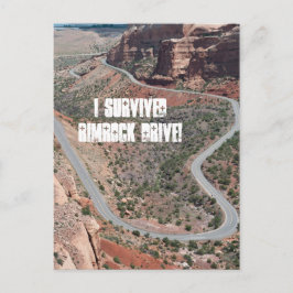Ich überlebte Rimrock Drive! Postkarte