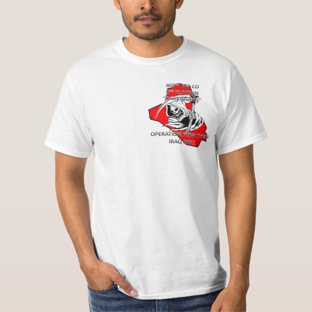 ich überlebte (rotes Logo) T-Shirt (Vorderseite)