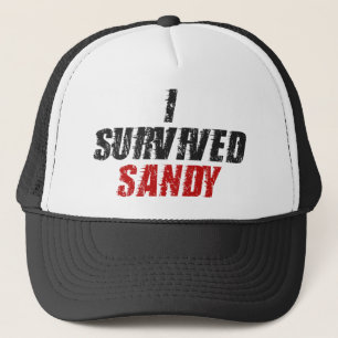 Ich überlebte Sandy - Hurrikan-Sandy-Hut Truckerkappe
