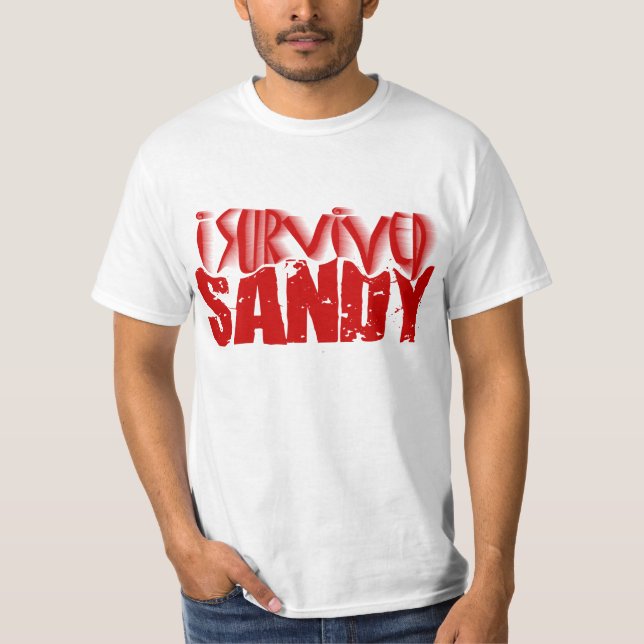 ich überlebte SANDY T-Shirt (Vorderseite)