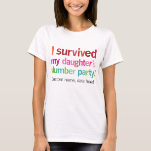 Ich überlebte Schlummer-Partyt-shirt meiner T-Shirt