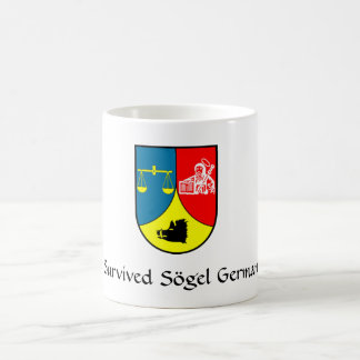 Ich überlebte Sögel Deutschland Schale Kaffeetasse