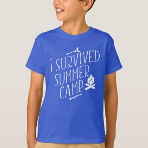 Ich überlebte Sommerlager Boys Erste Camping Reise T-Shirt