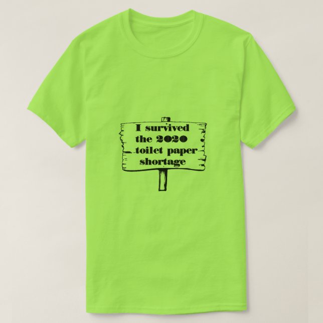 Ich überlebte T-Shirt (Design vorne)