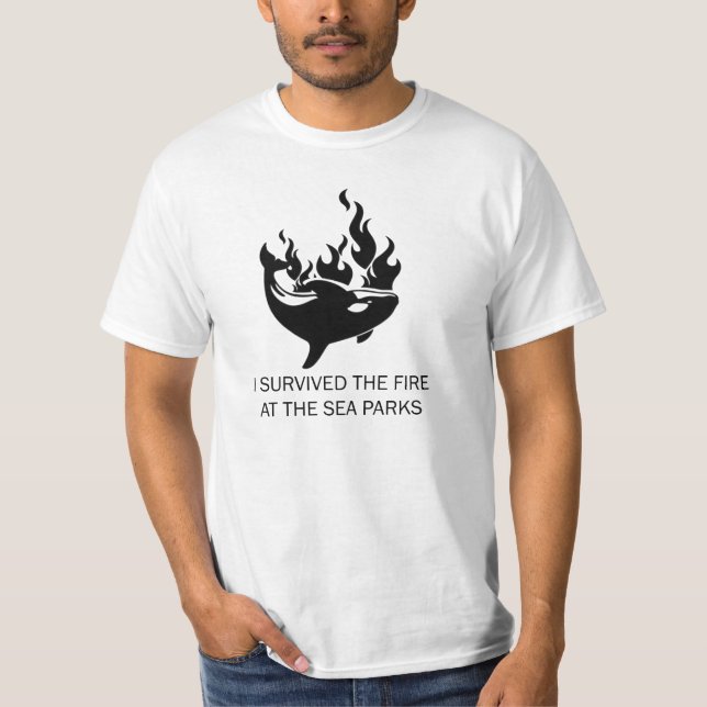 ich ÜBERLEBTE T-Shirt (Vorderseite)