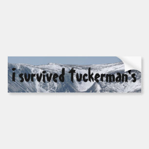 Ich überlebte Tuckermans Autoaufkleber