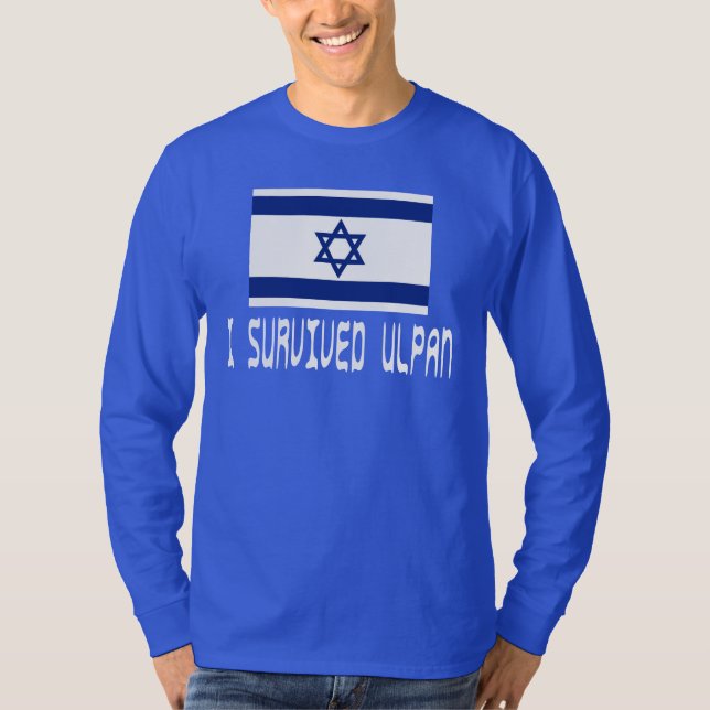 Ich überlebte Ulpan T-Shirt (Vorderseite)