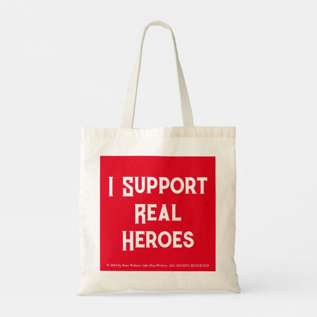 Ich überlebte vier Jahre von RoseWrites Tote Bag Tragetasche (Rückseite)
