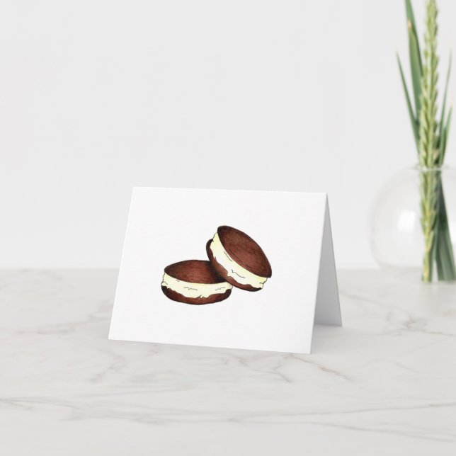 Ich überlebte Whoopie Pie Mittwoch PA niederländis Dankeskarte (Vorderseite)