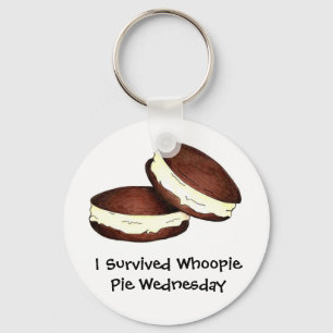 Ich überlebte Whoopie Pie Mittwoch PA niederländis Schlüsselanhänger