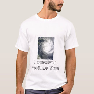 Ich überlebte Wirbelsturm Yasi T-Shirt