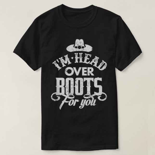 Ich übernehme Stiefel für Sie Süd T-Shirt (Design vorne)