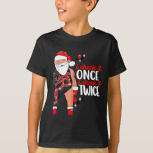 Ich überprüfe es einmal, dann überprüfe ich es zwe T-Shirt