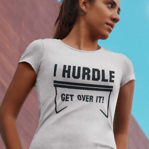 Ich überspringe Hürden. Fertig! T-Shirt