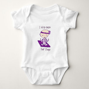 ich überspringe Nickerchen für Yoga Baby Strampler