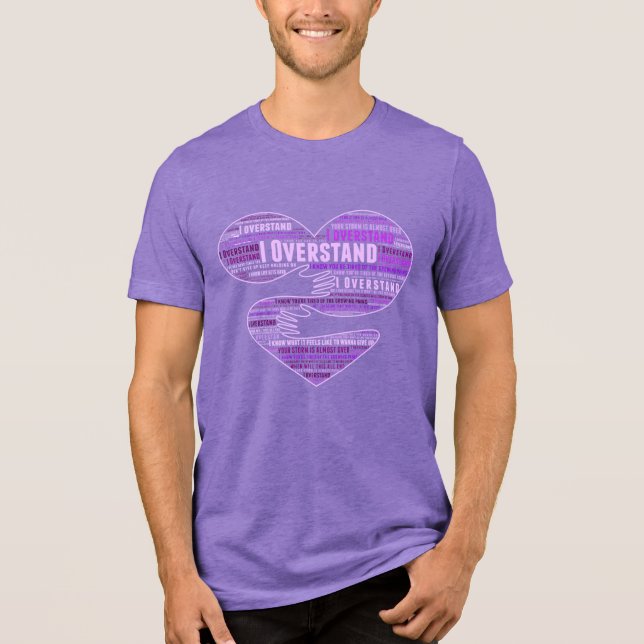 Ich überstehe (Herz der Widerstandskraft) T - Shir Tri-Blend Shirt (Vorderseite)