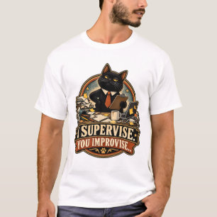 Ich überwache dich. Du improvisierst. T-Shirt