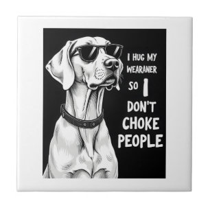 Ich Umarme Meinen Weimaraner, Damit Ich Leute Nich Fliese
