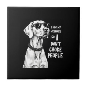 Ich Umarme Meinen Weimaraner, Damit Ich Leute Nich Fliese