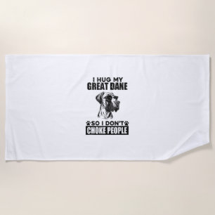 Ich umarmte meinen großen Tank, sodass ich nicht L Strandtuch