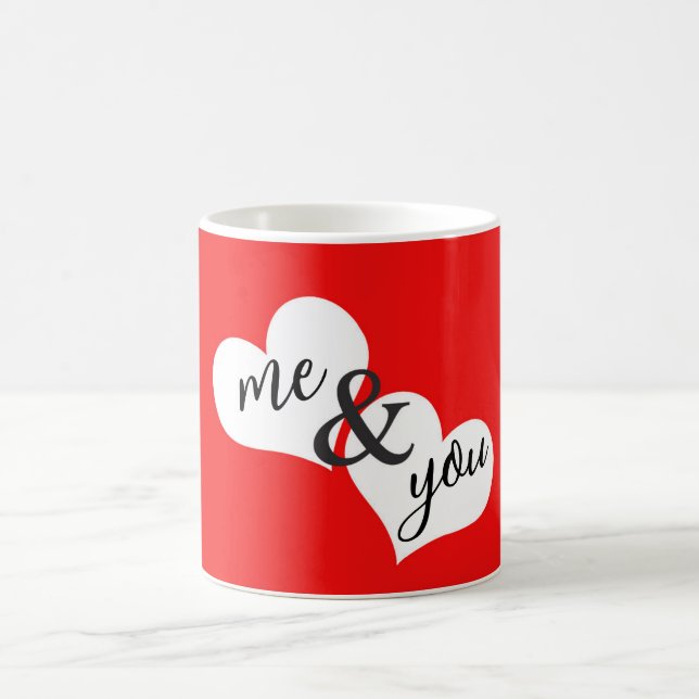 Ich und ihr Herz Kaffeetasse (Mittel)