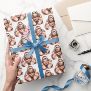 Ich und mein Bigfoot Geschenkpapier