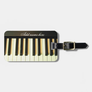 Ich und mein Klavier_ Gepäckanhänger