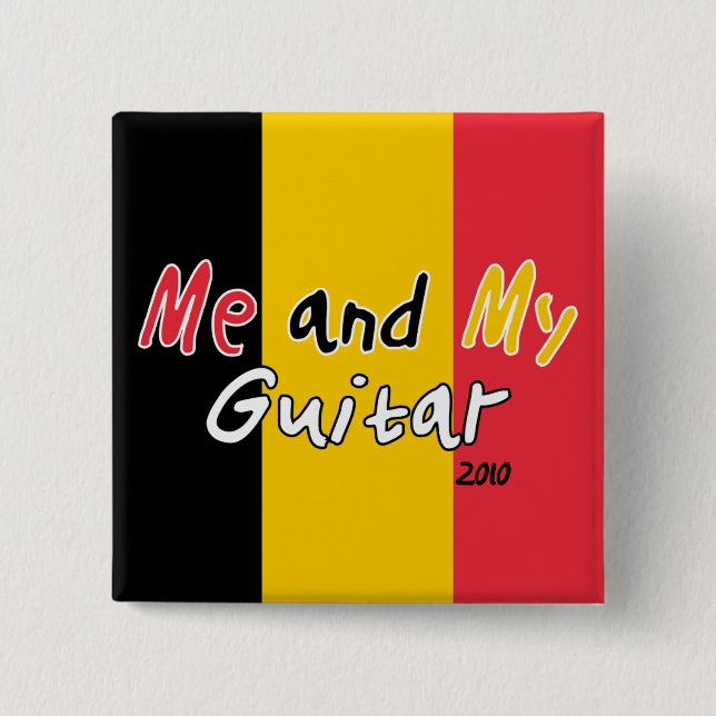Ich und meine Gitarre Button (Vorderseite)