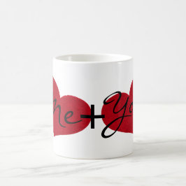 Ich und Sie Tasse des Valentines Tages