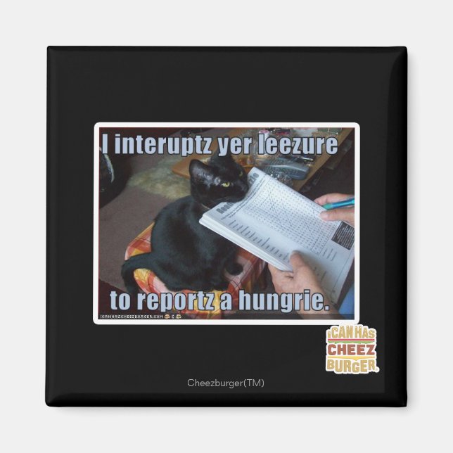 Ich unterbreche Yen Leezure Magnet (Vorne)