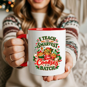 Ich unterrichte die intelligentesten Kekse Weihnac Tasse