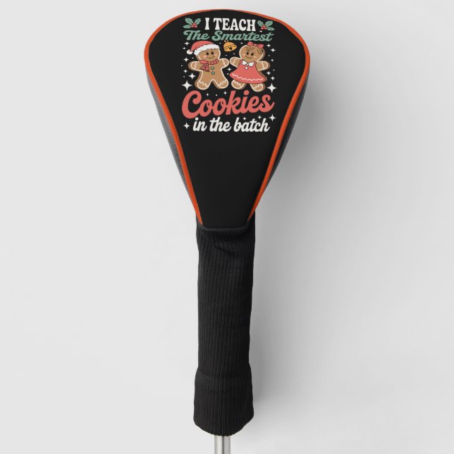 Ich unterrichte die klügsten Cookies im Stapellehr Golf Headcover (Vorderseite)