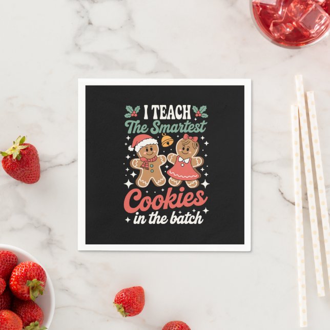 Ich unterrichte die klügsten Cookies im Stapellehr Serviette (Beispiel)