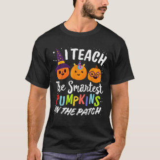Ich unterrichte die klügsten Kürbisse Der Patch-Le T-Shirt