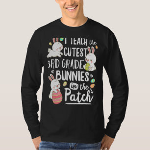 Ich unterrichte die Niedliche Bunnies-Lehrerin Eas T-Shirt