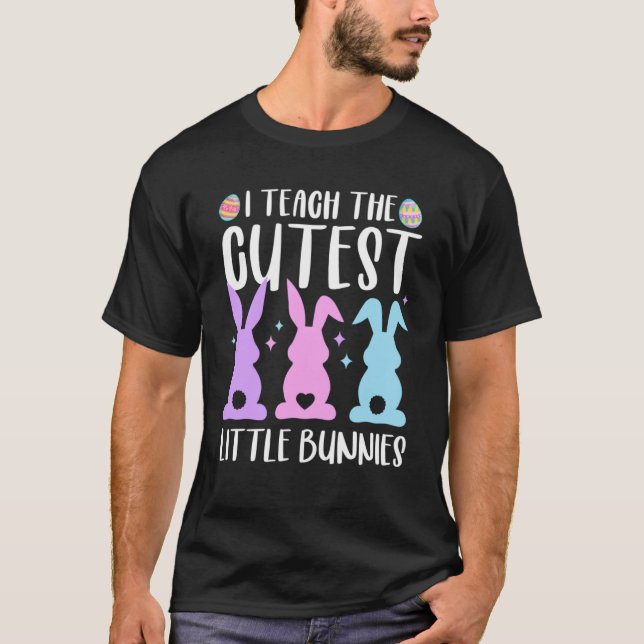 Ich unterrichte die Niedliche Osterlehrerin G T-Shirt (Vorderseite)