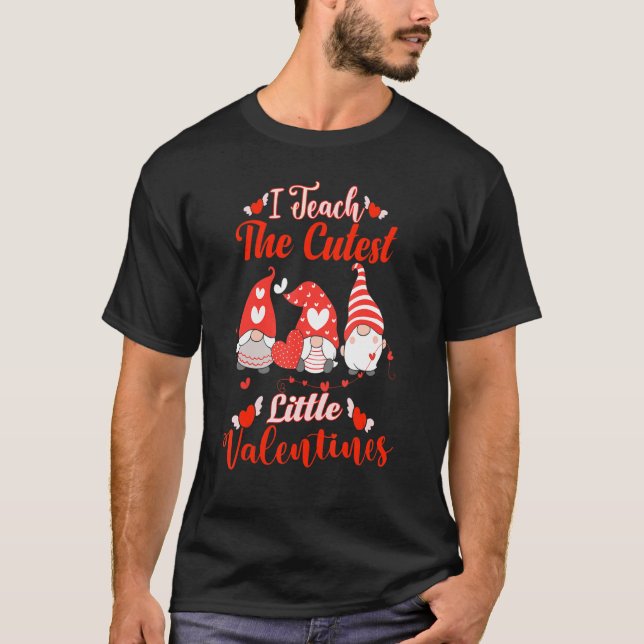Ich unterrichte die Niedlichen kleinen Valentinen  T-Shirt (Vorderseite)