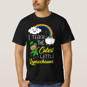 Ich unterrichte die Niedlichen Kobolden St Patrick T-Shirt