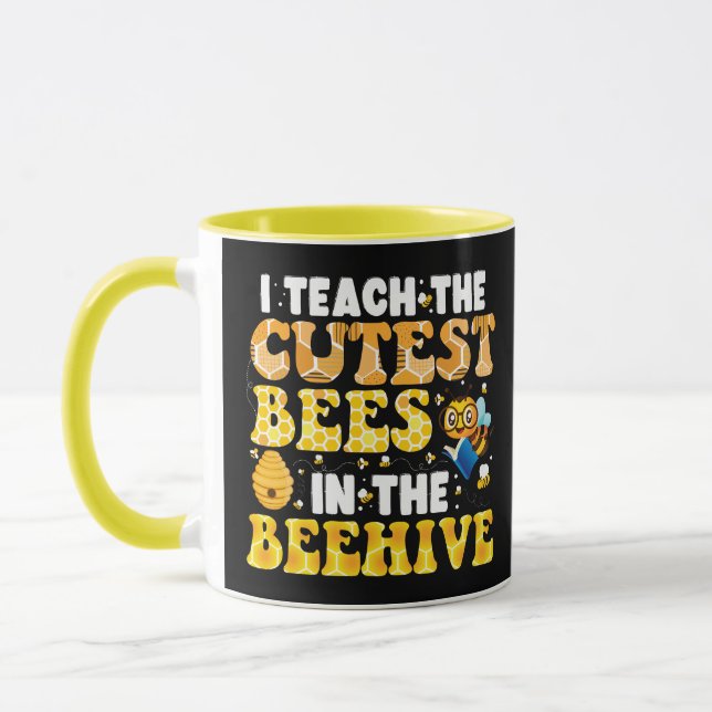 Ich unterrichte die Niedlichsten Bienen im Bienenl Tasse (Links)