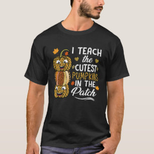 Ich unterrichte die Niedlichsten Kürbis in den Pat T-Shirt