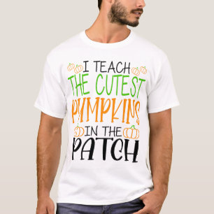 Ich unterrichte die Niedlichsten Kürbis in den Pfl T-Shirt