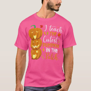 Ich unterrichte die Niedlichsten Pumpkins im Patch T-Shirt