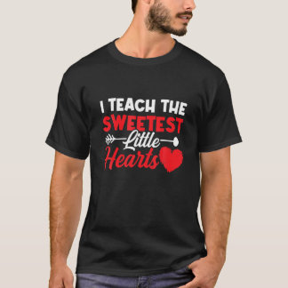 Ich unterrichte die süßeste Herz Regenbogenlehreri T-Shirt