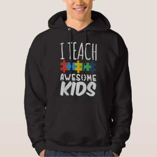 Ich unterrichte großartige Kinder Lehrer Autismusr Hoodie