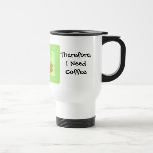 Ich unterrichte humorvolles Kaffeedesign mit Spric Reisebecher