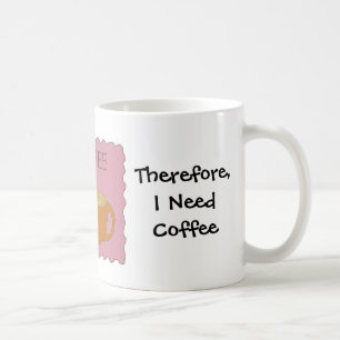 Ich unterrichte humorvolles Kaffeedesign mit Spruc Kaffeetasse