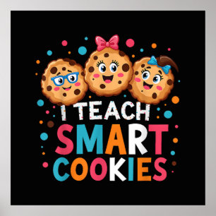 Ich unterrichte intelligente Cookies Rückkehr zur Poster