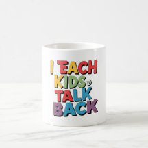Ich unterrichte Kinder, um zurückzureden - Spracht